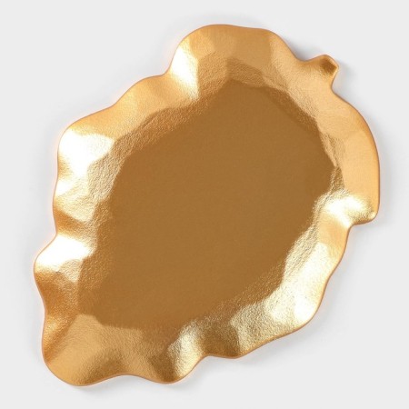 Daille of Fruits Daulay "Golden Leaf", 25 × 18 × 2 cm, gold color-3