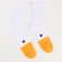 Socks "goose", white color, size 38-41