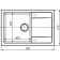 Dr.gans kitchen washing “Techno-760 T760”, 760x510 mm, Terra color
