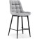 Haroral Alst Metal/velor, black/light gray 50x58x99 cm