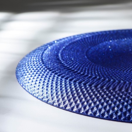 Serving dish "Gloria", d = 30 cm, blue color-2