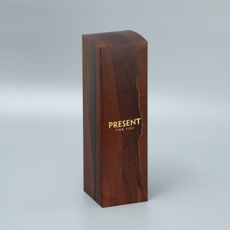 Gift folding box, packaging, "Pressent", 9.5 x 32.5 x 9 cm