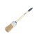 Round tundra, natural bristles, wooden handle, No. 6, 30 mm
