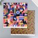 Scrapbooking paper bilateral "Color Geometry" density 180 g 30.5x32 cm