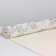 Bathroom mat "Sea signs", width 65 cm, roll 2 m, white color