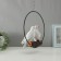 Suspended decor "pair of pigeons" 24x24x26cm