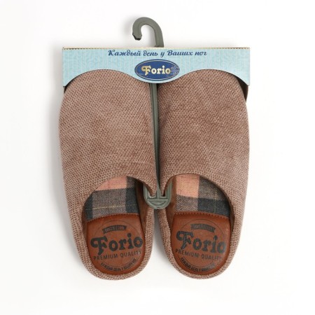 Women's slippers Forio beige size 39-3