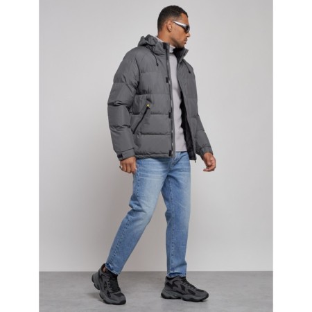 Sports Bologna male winter, size 48, gray color-2