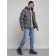 Sports Bologna male winter, size 48, gray color