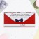 Money envelope "Congratulations!" Red car, 8 x 16 cm