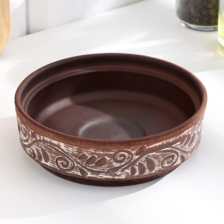 Baking form 0.3 l, 4x12x12 cm, Angob-1