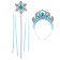 Carnival set "Snowflake", 2 objects: rin, rod