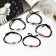 Hair elastic band "Lovis" 5 cm, mix