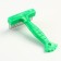 Comb-breeze "Paw", 15 x 8.8 cm, green