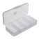 Box, one -sided, 4 departments, 13 x 6 x 2.5 cm