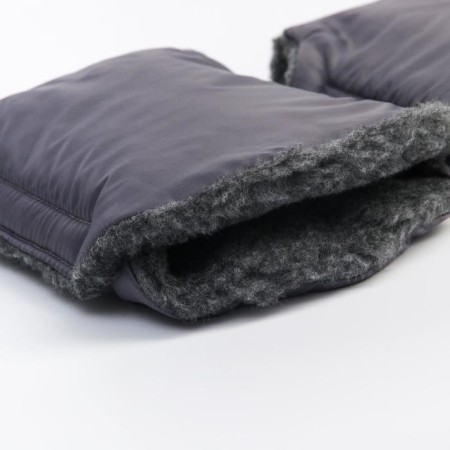 Mittens-Mufts on the handle of the stroller, 2 pcs., Color gray-3