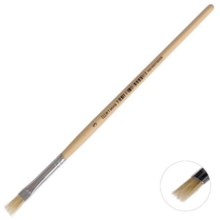 Brush brush No. 3, flat