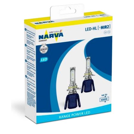 LED LED Narva Range Power LED 12 V, HIR2, 16 W, 6000K, set 2 pcs, 18015-1