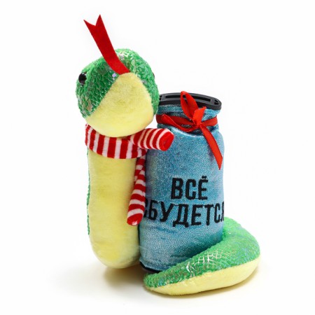 Soft toy-cap, snake "everything will come true"-2