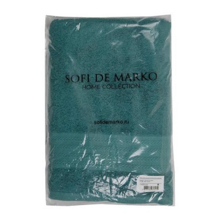 Terry towel Sofi de Marko Ashby, 500 gr, size 70x140 cm, dark green color-1