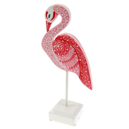 Souvenir "Flamingo" wood, on a stand 20x10x40 cm-3