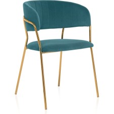 CHARTAL SHAMELIA CHAMELIA Metal/velor, gold/green 57x55x80 cm