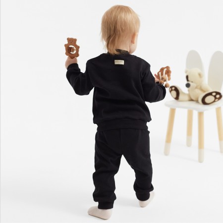 Kit for children (jumper, trousers) minku color black, height 86-92cm-1