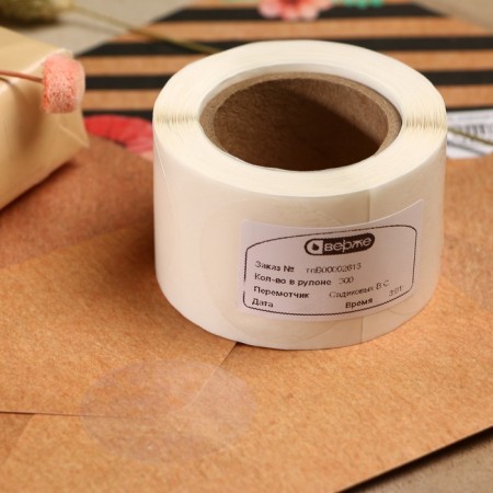 Transparent sticker 3.8 x 3.8 cm, 300 pcs.-3