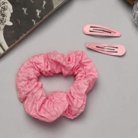Hair set "Emilia" (elastic band, 2 invisibility 4.5 cm).-2