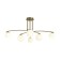 Freya FR543CL-06BS HANGER, 1100X11100X495 mm ceiling lamp, E14, 6x60W, brass color