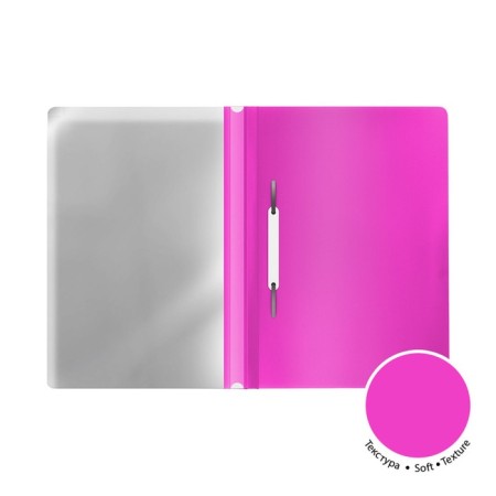 A4, 180 μm, Erichkrause Soft Caribbean Sunset folder, with an embossing "Soft Tach", mix-1