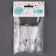 Tablespoons are plastic, in the set 24 pcs., The color is transparent