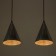 Lamp Bayerlux suspension Bayerlux 2he14 40W chrome d = 16, h = 20+60 cm