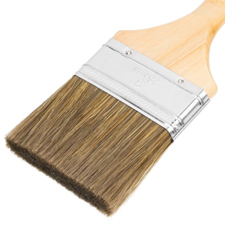 Brush flat MTX Euro 83081, mixed bristles, wooden handle, 3 "-2