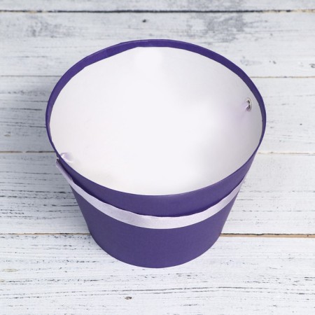 Carrying cone to flowers, purple 11.5 x 17 x 12 cm-5