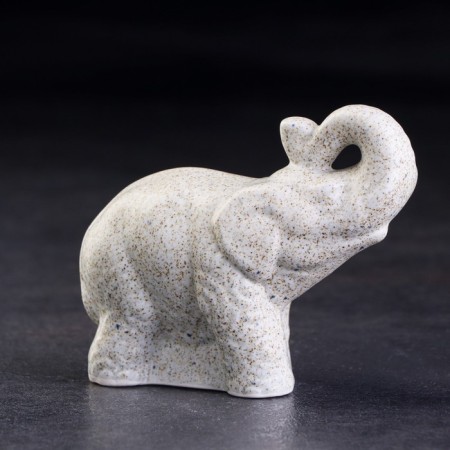 Porcelain figurine "Indian elephant", 10 cm-1