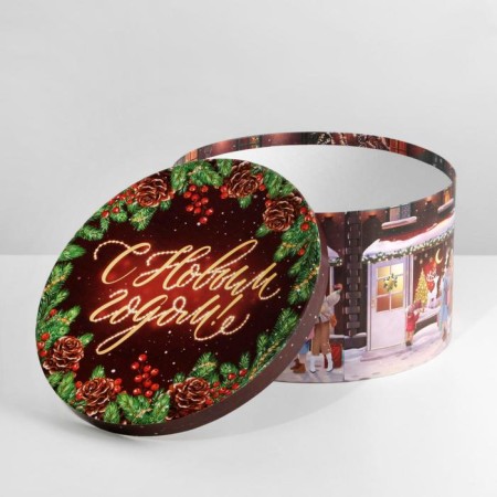Gift Box "City Stories", 25 x 25 x 15 cm, new year-1