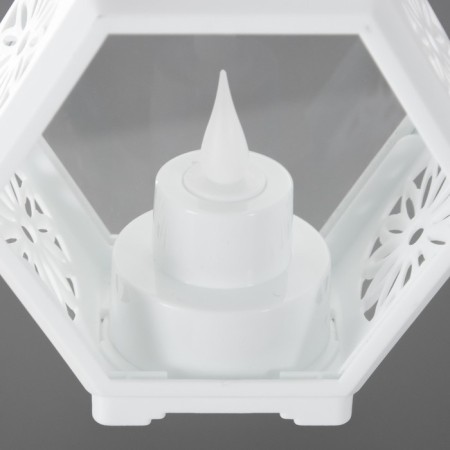 Nightmare "Candle in the HEx" 3HLR1130 White 6x11x15 cm Risalux-4