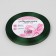 Satin tape, 6 mm × 23 ± 1 m, color dark green No. 128