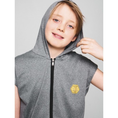 Sports suit for a boy, height 152 cm, light gray color-5