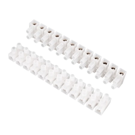 Klement screw block KV-35 10-35, current 80 A, polyethylene white rexant (10 pcs.