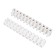 Klement screw block KV-35 10-35, current 80 A, polyethylene white rexant (10 pcs.