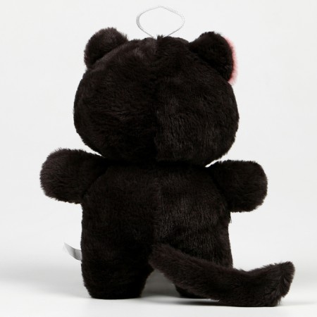 Soft toy "cat", 24 cm, black color-2