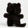 Soft toy "cat", 24 cm, black color