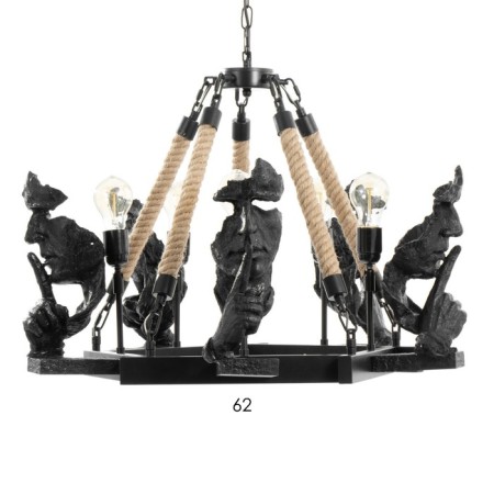 Chandelier 85204/5 E27 40W Black-Bronza 65x65x51-91 cm Bayerlux-4