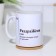 Name mug, sublimation "irritated", with application