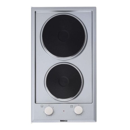 The hobs of the Beko HDCE 32200 X, electric, 2500 watts, silver