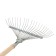 Fan, wire rake, 22 teeth, galvanized, wooden stalk