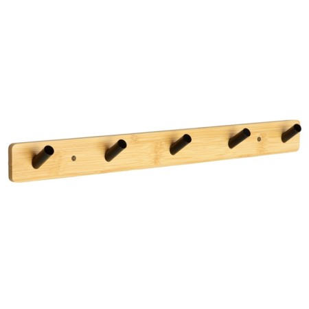 Hangers with five hooks Cappio VC106, black color