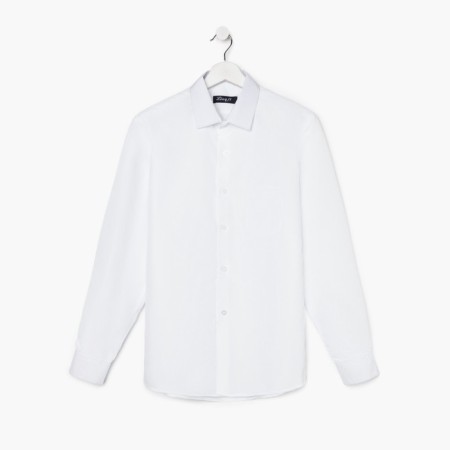 Shirt for a boy, white color, height 158 ​​cm
